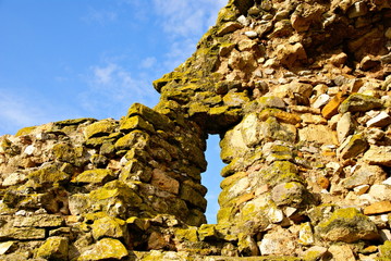 Enisala medieval Fortress in Dobrogea Region,Romania