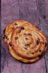 sweet bun with raisin