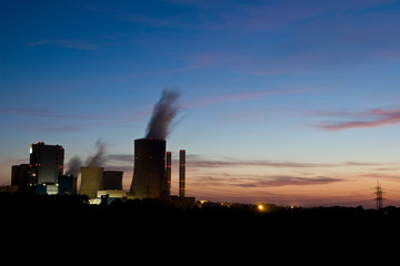 Fototapeta na wymiar Coal Power Station / Coal Power Plant 