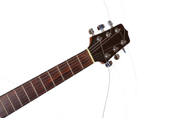 neck of the guitar