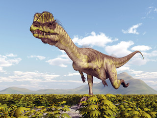 Dinosaur Dilophosaurus