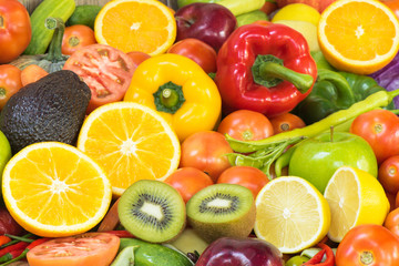 Fruits and vegetables organics