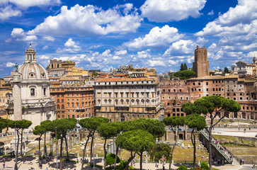 antique Rome, piazza Venezia