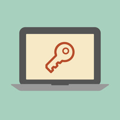 Laptop security concept