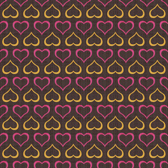 Texture with hearts