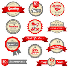 Obraz premium Vintage labels set