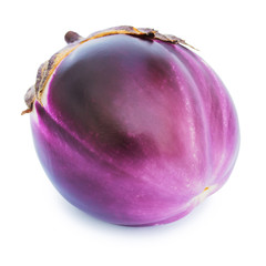 Fresh violet eggplant