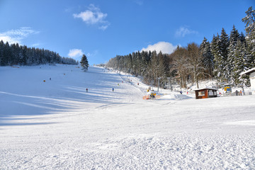 Fototapeta na wymiar Winter Landschaft Schnee Mehlmeisel