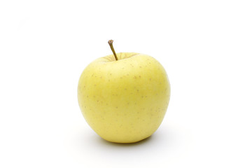 Apples on white background