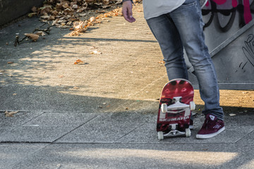 Obraz premium Skateboarder