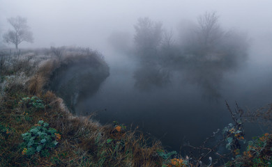 Frost and fog