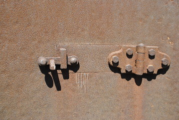 Ruggine blocco porta