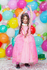 Fototapeta na wymiar Little princess Carnival