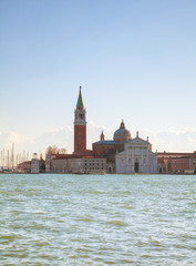 Fototapeta na wymiar Basilica Di San Giogio Maggiore in Venice