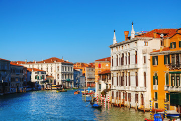 View to Grand Canal in Venice, Italy