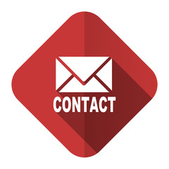 email flat icon contact sign