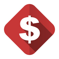 dollar flat icon us dollar sign