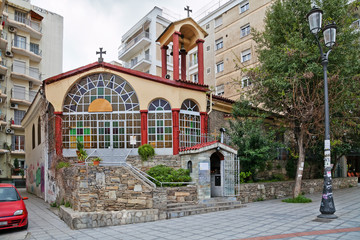Fototapeta na wymiar Греция. Салоники. Церковь Святого Георгия