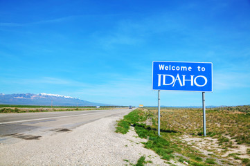 Welcome to Idaho sign - 77637848