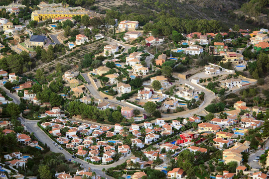 View from the heights in Denia