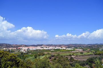 Obraz premium The outskirts of Silves city in the Algarve, Portugal