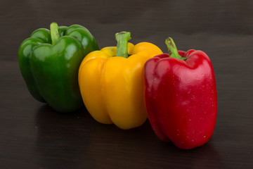 Fresh Bulgarian peppers