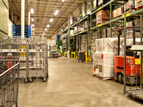 warehouse recieving area