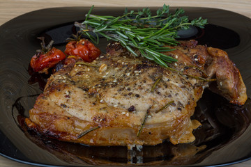 Roasted pork