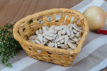 White sunflower seeds