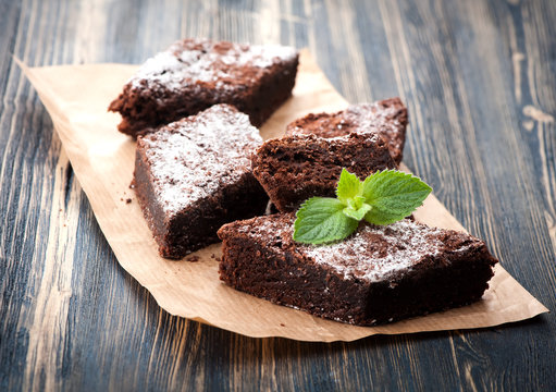 Cake chocolate brownie