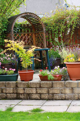 Fototapeta premium beautiful home garden