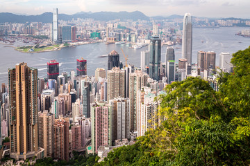 Hong Kong skyline from The Peak