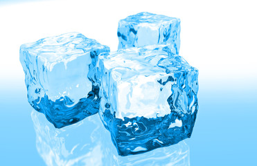 Fototapeta premium Ice cubes