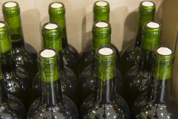 bottle of wine close-up