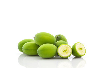 Calyx, Lotus seeds green.