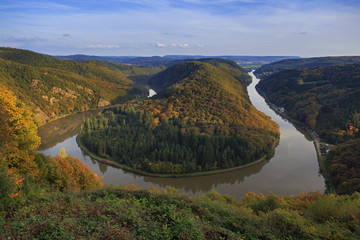 Naklejka premium Saar loop (saarschleife)