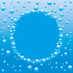 Vector background. Bubbles.