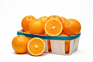 Basket of oranges