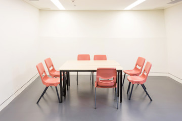 conference room interior and furniture