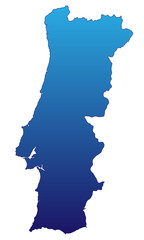 Portugal in Blau