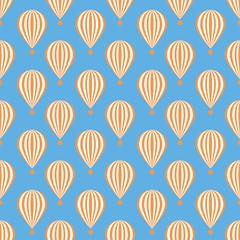 Balloons seamless pattern