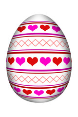 Oeuf de P&acirc;ques C&oelig;urs