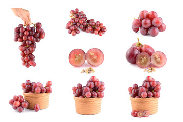 grape isolated on white background