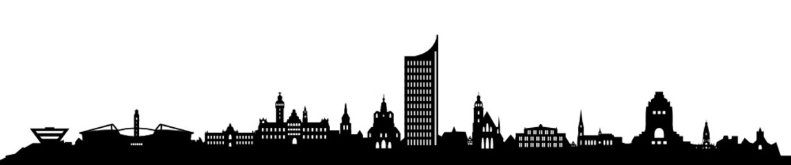 Fototapeta premium Skyline Leipzig