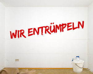 Wir entrümpeln
