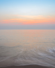 Beautiful sunrise at the beach