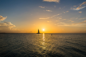 Tramonto mare dei caraibi © Giulio Meinardi