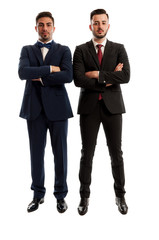 Two confident business men