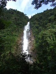 Salto de agua en el bosque (Chilasco, Guatemala)