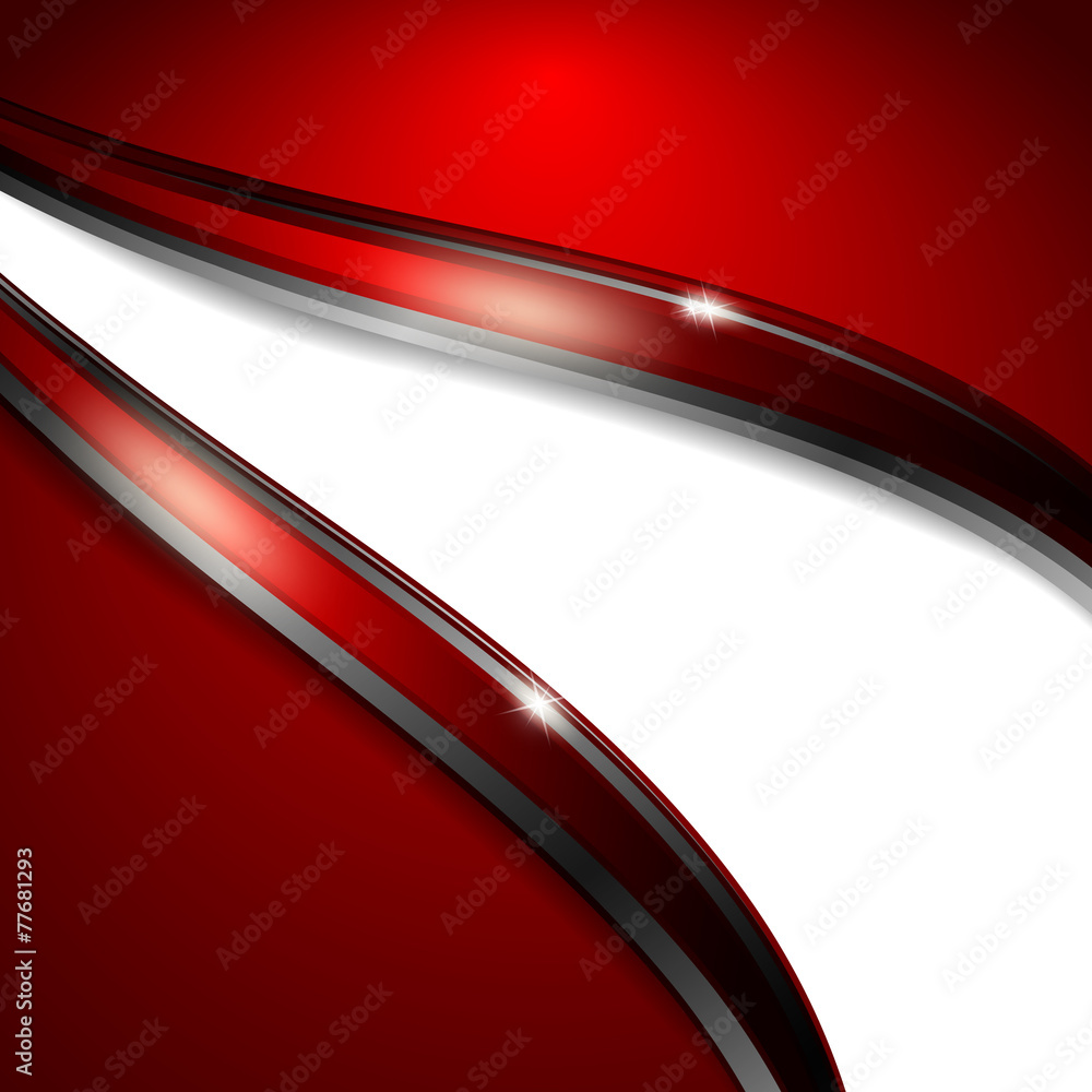 Poster vector background with wavy lines